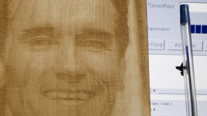 Арнольд Шварцнегер - гравировка