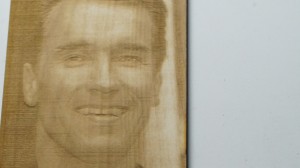 Арнольд Шварцнегер - гравировка