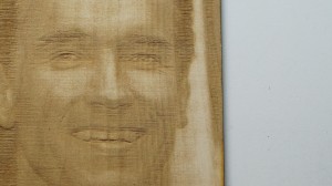 Арнольд Шварцнегер - гравировка