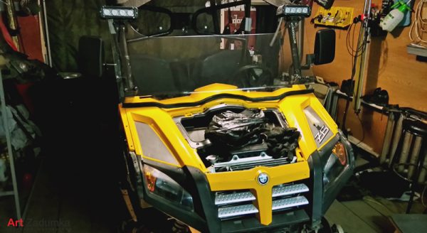 Ветровое стекло квадроцикла из оргстекла 6 мм