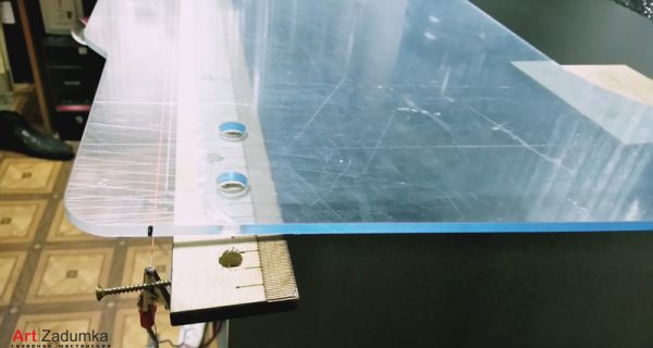 Гибка оргстекла нихромовой струной