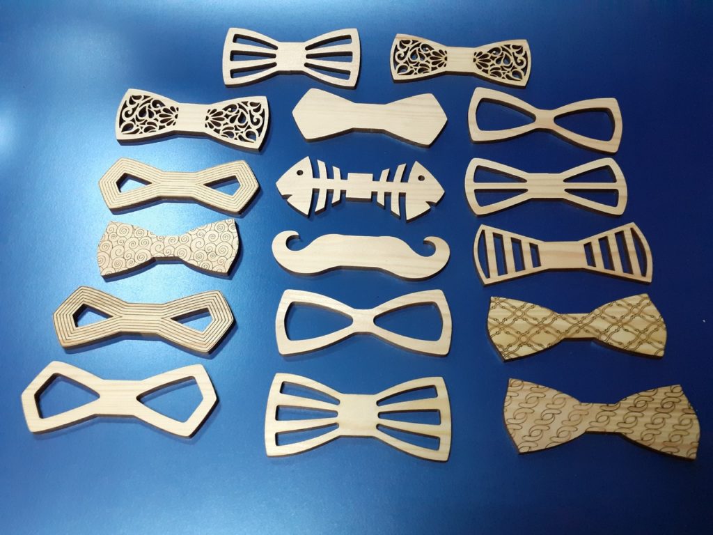 Деревянные галстуки бабочки оптом
