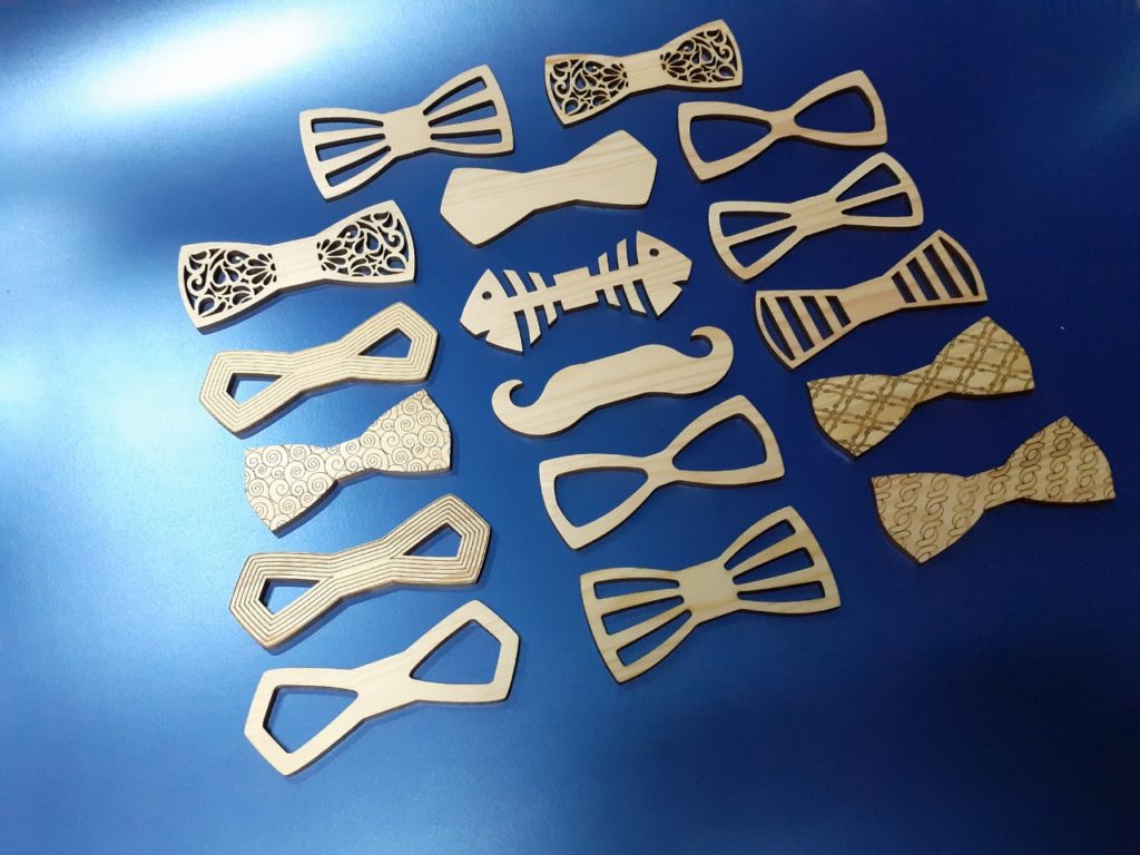 Деревянные галстуки бабочки оптом